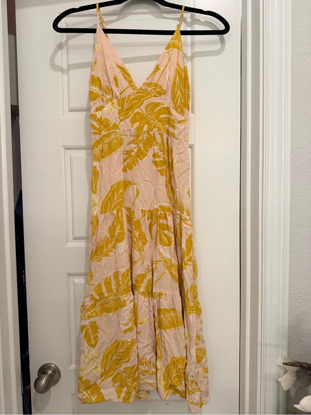 Wild Gable Yellow Midi Dress